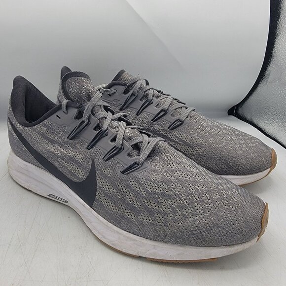 Nike Air Zoom Pegasus 36 Mens 13 Gunsmoke Gray Athletic Shoes Running AQ2203-001